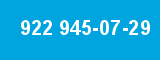 922 945-07-29